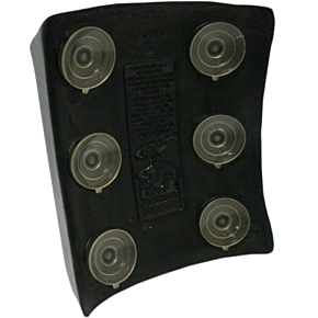 HARDDRIVE Chopper Pillion Pad 7"x 8" 6 Suction Cups