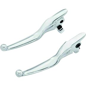 HARDDRIVE Chrome Lever Set Smooth Touring 14-16 Except Tri Glde