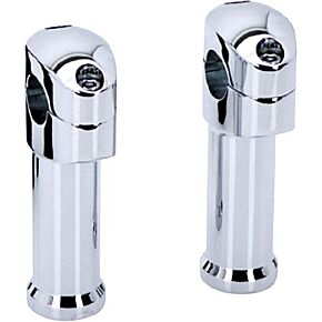 HARDDRIVE Chrome Riser Kit For 1.25" Dia W/ Separate Top Clamp