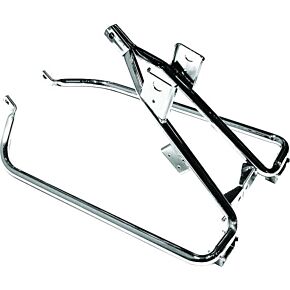 HARDDRIVE Chrome Saddlebag Support Kit Flt 09-13