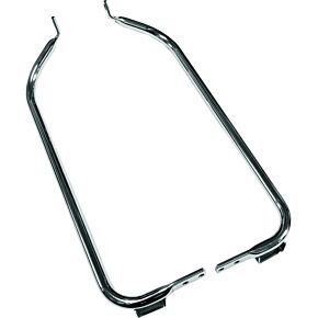 HARDDRIVE Chrome Saddlebag Support Kit Flt 97-08