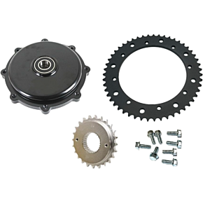 HARDDRIVE Cush Drive Chain Conv Kit Black `09-16 Flh/flt