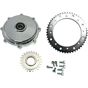 HARDDRIVE Cush Drive Chain Conv Kit Chrome `09-16 Flh/flt