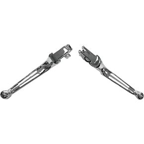 HARDDRIVE Custom Levers 2-slot Chrome Big Twin 86-06  Xl 96-03