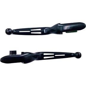 HARDDRIVE Custom Levers 3 Slot Black Softail 15-17
