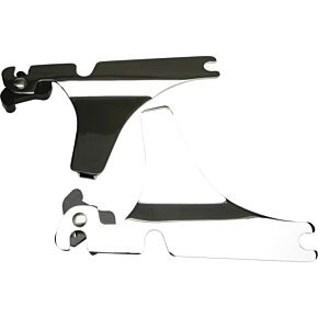 HARDDRIVE Detachable Side Plates Chrome Flstc 00-02