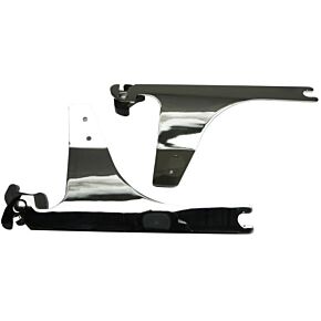 HARDDRIVE Detachable Side Plates Chrome Fxdwg 93-05