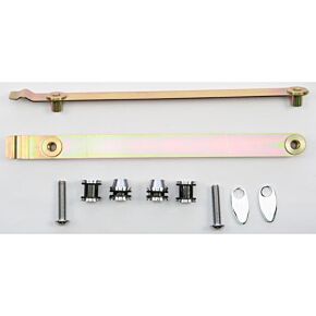 HARDDRIVE Docking Hardware Kit Chrome Dyna 06-17