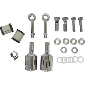 HARDDRIVE Dual Breather Kit Bt 93-16 Xl 91-16