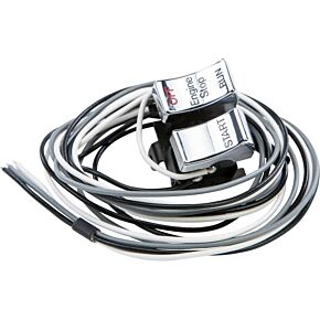 HARDDRIVE Engine Start/stop Switch Assy Chrome 82-95
