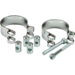 HARDDRIVE Exhaust Clamps Sportster 48mm