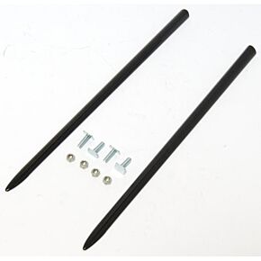 HARDDRIVE Fender Trim Set 2-piece Black Fl 49-84