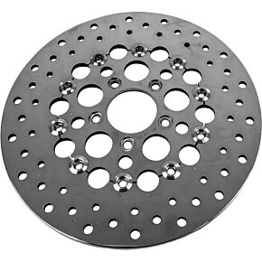 HARDDRIVE Floating Brake Rotor 11.5" Frt Ss Polished 2.22" Id 00-07