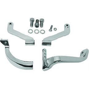 HARDDRIVE Floorboard Mounts Chrome Frt Flh/flt 93-09 Tour Cvo 06-14