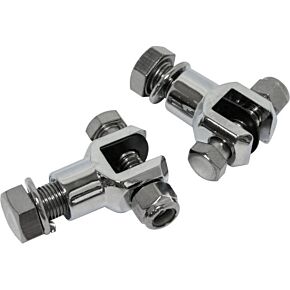 HARDDRIVE Footpeg Clevis Mounts Chrome 1/2"-20 Thread