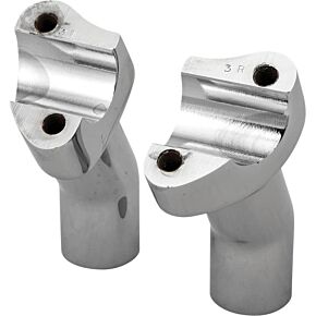 HARDDRIVE Forged Handlebar Riser Chrome Pullback 3.5"