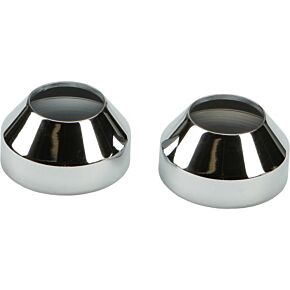HARDDRIVE Fork Boot Caps Chrome Fx Xl W/35mm