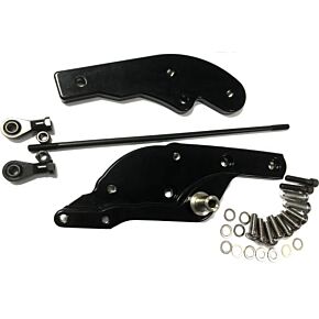 HARDDRIVE Forward Control Extention Kit Black `18-up Softail