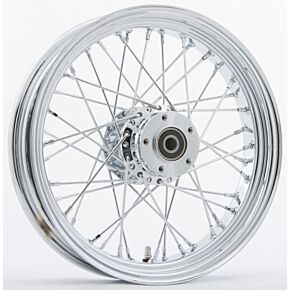 HARDDRIVE Fr 40-spk Dd Chrome 16x3.5 Wg-hub 3/4" Axl 00 Ltr