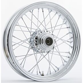 HARDDRIVE Fr 40-spk Sd Chrome 16x3.5 Flst-hub 3/4" Axl 00 Ltr