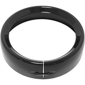 HARDDRIVE Frenched Headlight Trim Ring Black 7 Clamp Style
