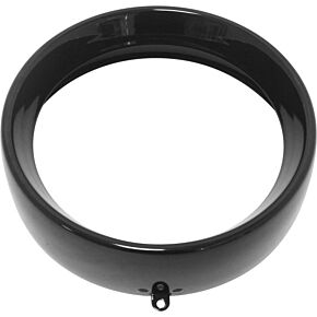 HARDDRIVE Frenched Headlight Trim Ring Black 7 Tab Style