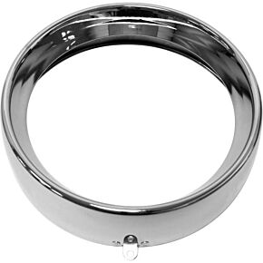 HARDDRIVE Frenched Headlight Trim Ring Chrome 7 Tab Style
