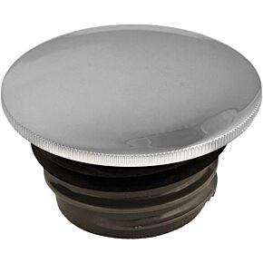 HARDDRIVE Gas Cap Screw-in Smooth Vented Chrome `96-up