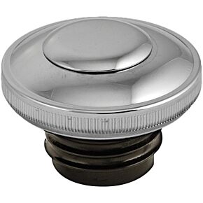 HARDDRIVE Gas Cap Screw-in W/lock&cover Vented Chrome 82-95