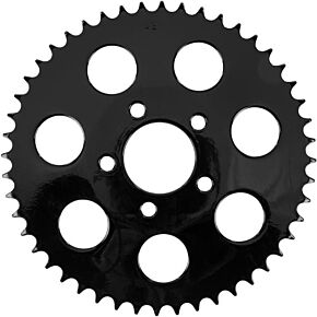 HARDDRIVE Gloss Black Rear Sprocket 48t Dished Big Twin 00-13