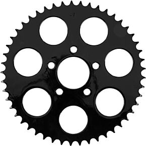 HARDDRIVE Gloss Black Rear Sprocket 49t Big Twin 00-13
