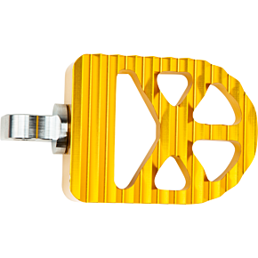 HARDDRIVE Gripmax Footpegs Gold
