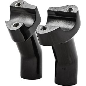 HARDDRIVE H-bar Risers 3-1/2" Pullback Black