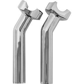 HARDDRIVE H-bar Risers 6-1/2" Pullback Chrome