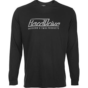 HARDDRIVE Harddrive Long Sleeve Tee Black/grey 2x