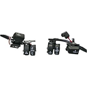 HARDDRIVE Hbar Switch Kit Blk/wht Lettrs 1996-06 W/out Cruise Cntrl