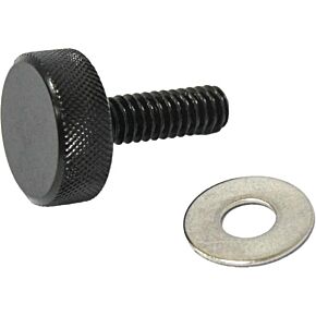 HARDDRIVE Knurled Seat Knob 1/4-20 Black