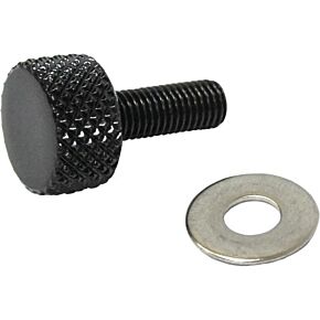 HARDDRIVE Knurled Seat Knob 1/4-28 Black