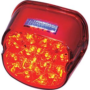 HARDDRIVE Laydown Led Taillight Red Lens
