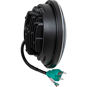 HARDDRIVE Led Headlight 5.75" 75w Black 3500/2000 Lumens