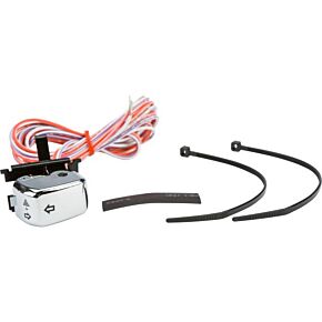 HARDDRIVE Left T/signal Chr Blk Ltrs Replaces Oem 71598-96