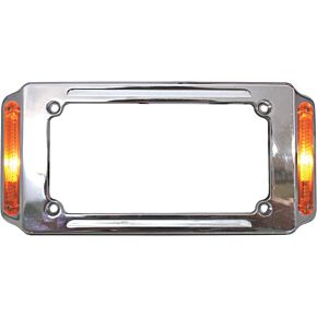 HARDDRIVE License Frame Louvered Aluminum