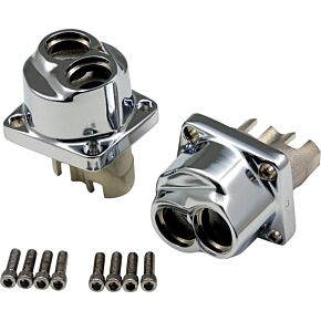 HARDDRIVE Lifter Block Front & Rear Evo Big Twin 84-99