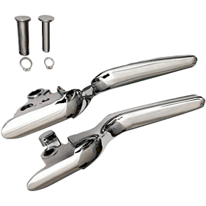 HARDDRIVE Lsr Lever Set `18-up Softail Chrome