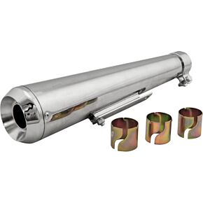 HARDDRIVE Megaphone Style Muffler Od 1-7/8" Id 1-3/4" Lng 16.5"