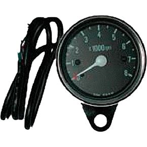 HARDDRIVE Mini 8000 Rpm Tachometer Black Face