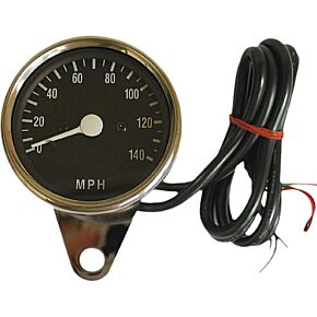 HARDDRIVE Mini Electronic Speedo Black Faced Led Lights