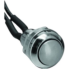 HARDDRIVE Mini Push Button Switch Chrome