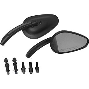 HARDDRIVE Mirrors Black Tapered Black