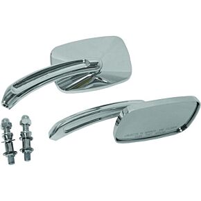 HARDDRIVE Mirrors Chrome Rectangle Chrome